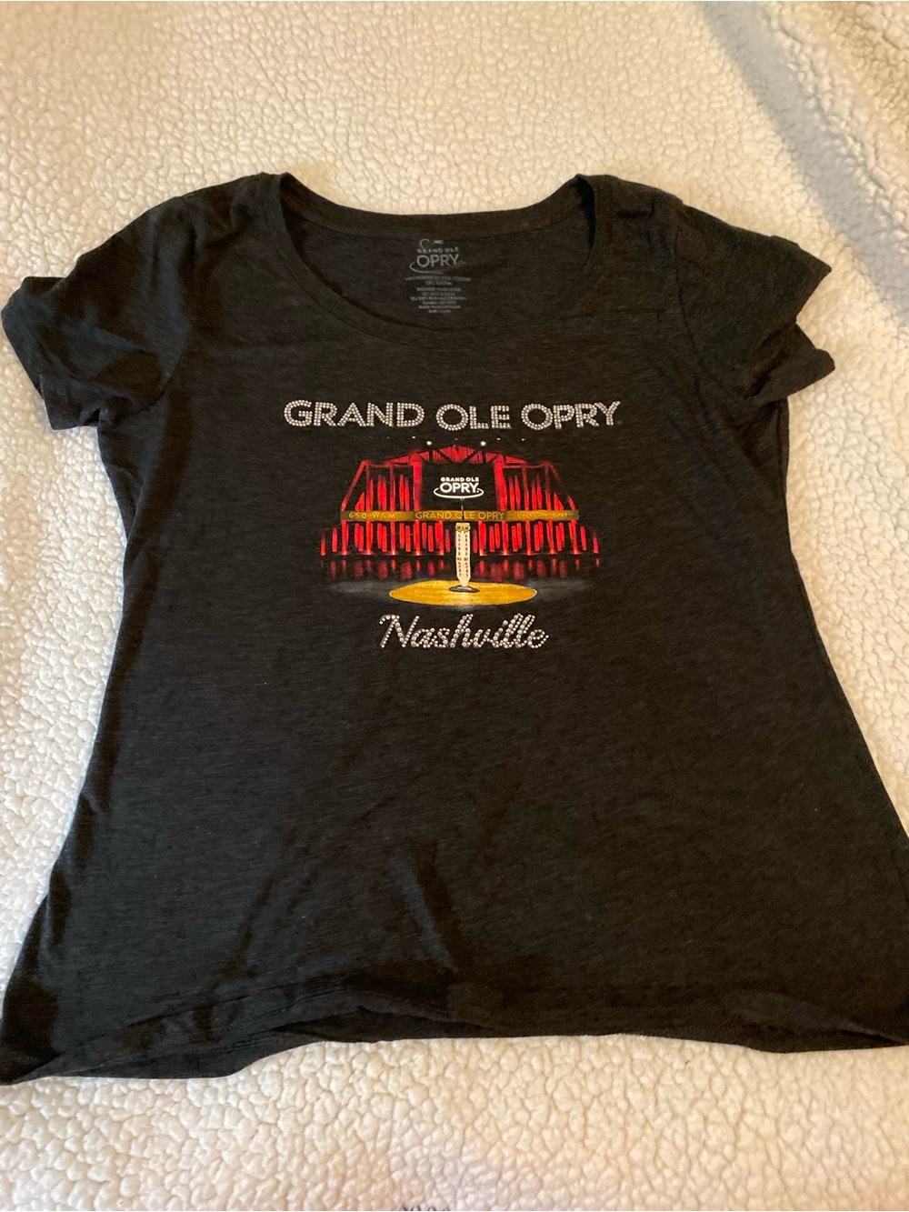 Grand Ole Opry Nashville Black Womens Graphic Tee